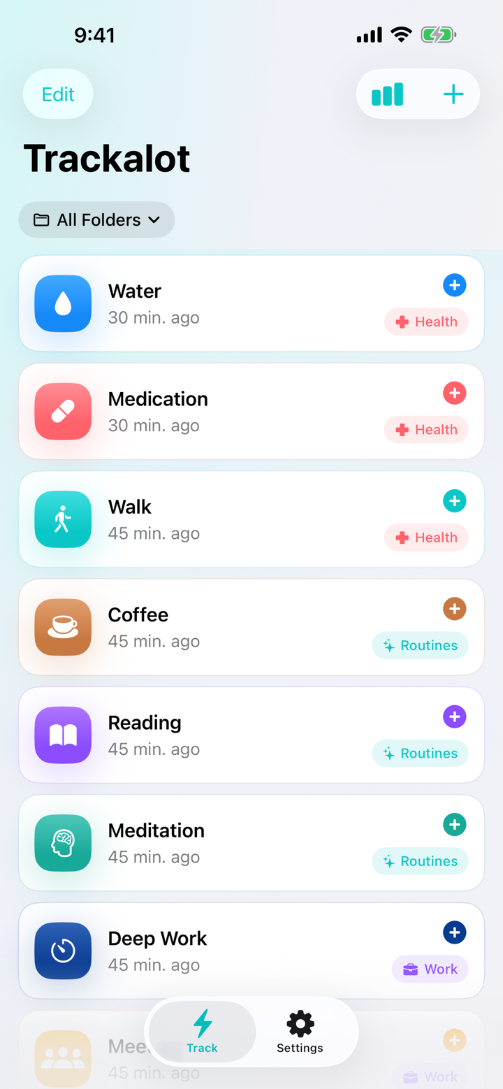 Trackalot tracker list